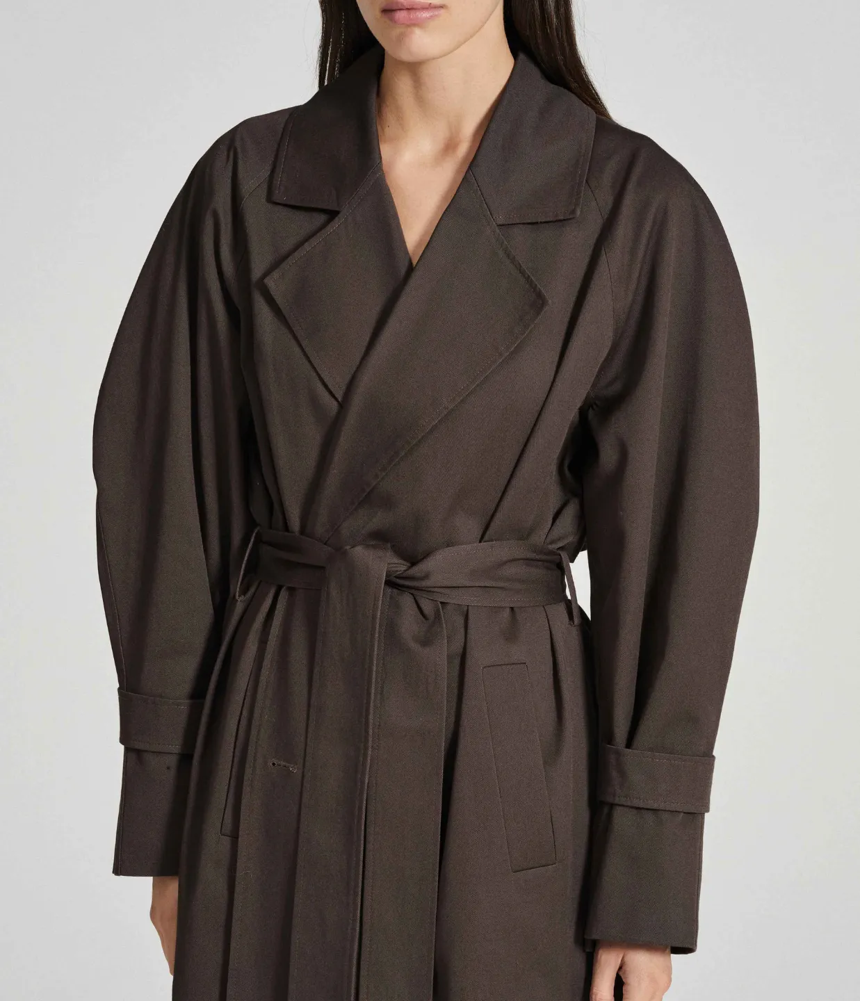 The Penelope Trench in Chocolate