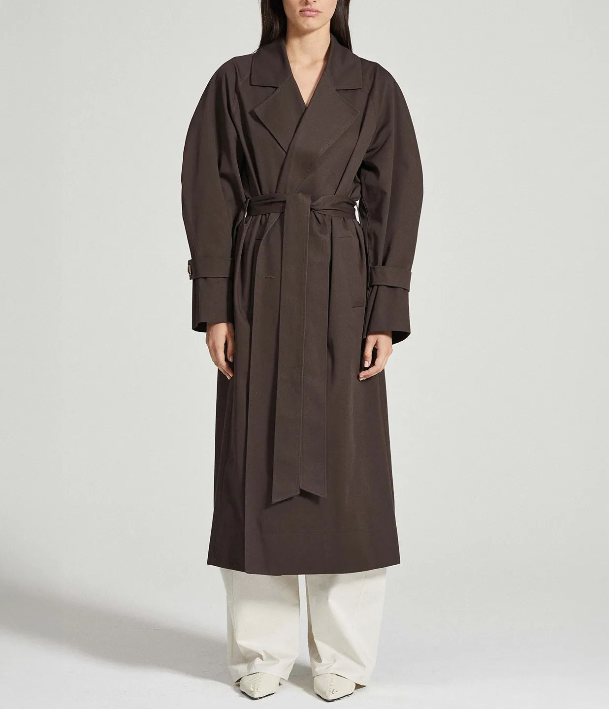 The Penelope Trench in Chocolate