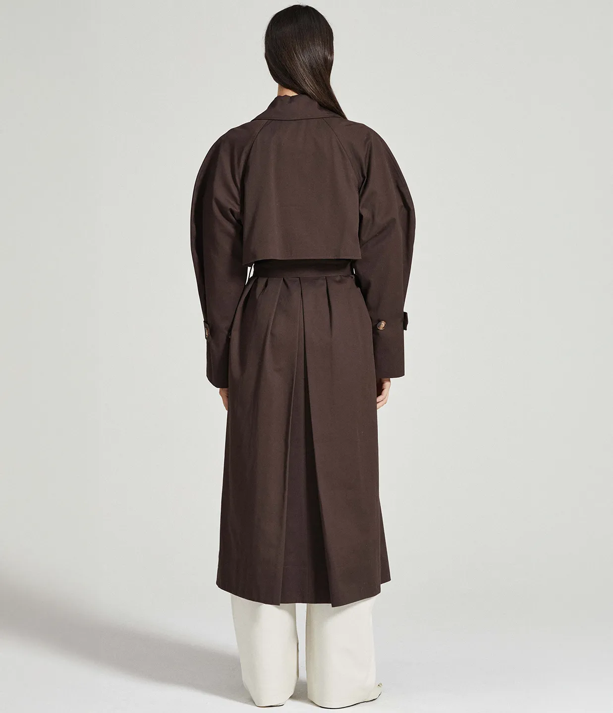 The Penelope Trench in Chocolate