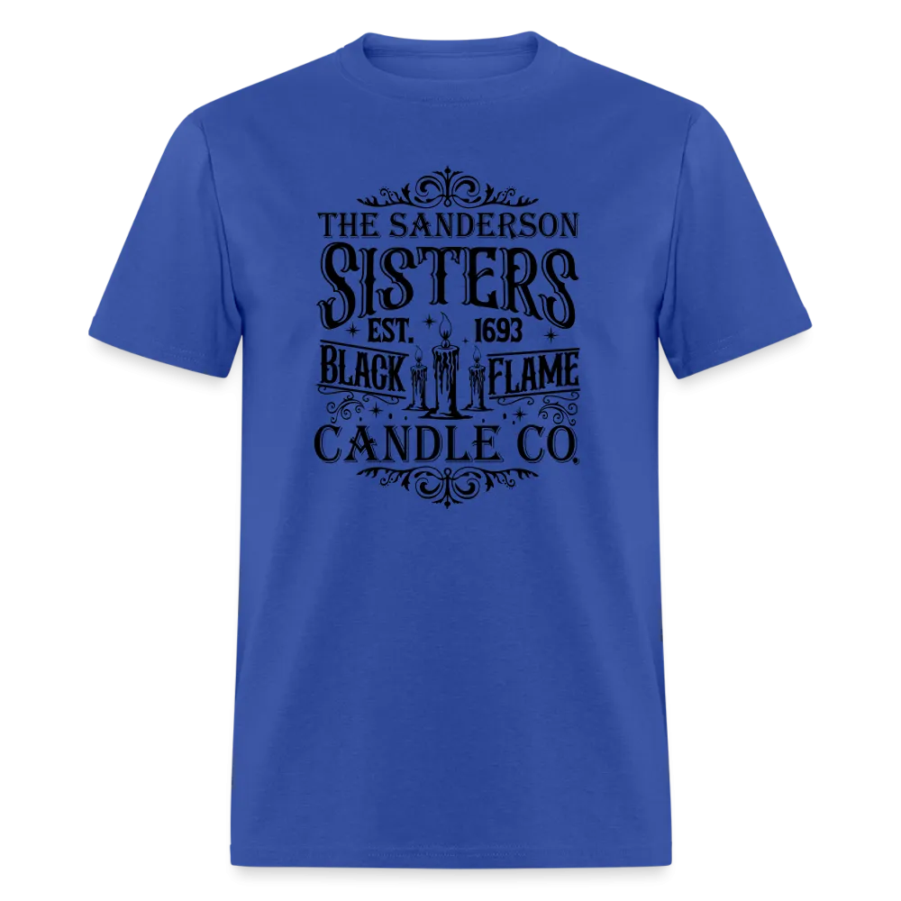 The Sanderson Sisters Black Flame Candle Co. T-Shirt (Halloween)