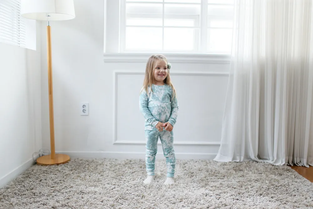 Tie Dye Sky Long Sleeve Pajama