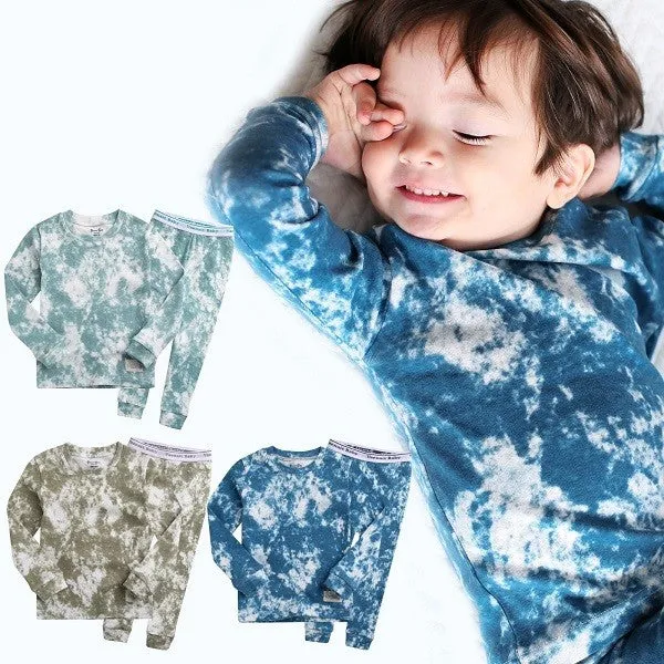 Tie Dye Sky Long Sleeve Pajama