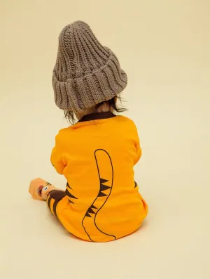 Tie Tiger Long Sleeve Pajama