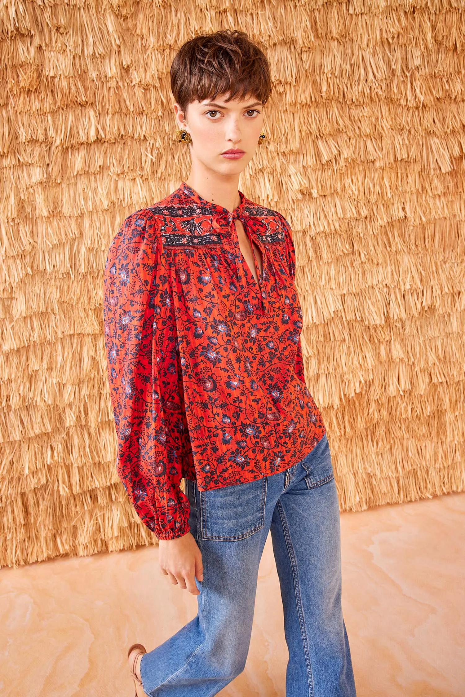 Tillie Blouse - Poppy