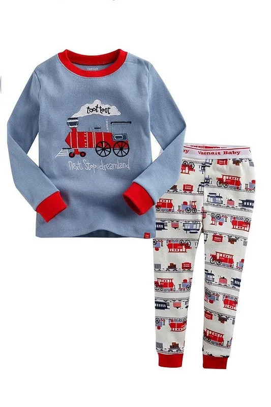Toot Toot Train Long Sleeve Pajama