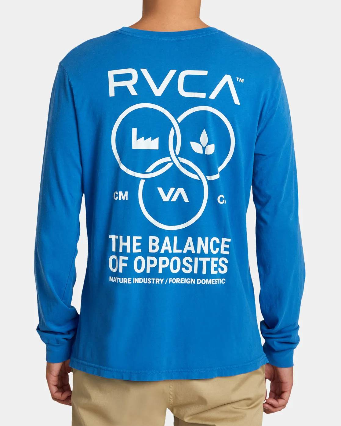 Trifecta Long Sleeve Tee - French Blue