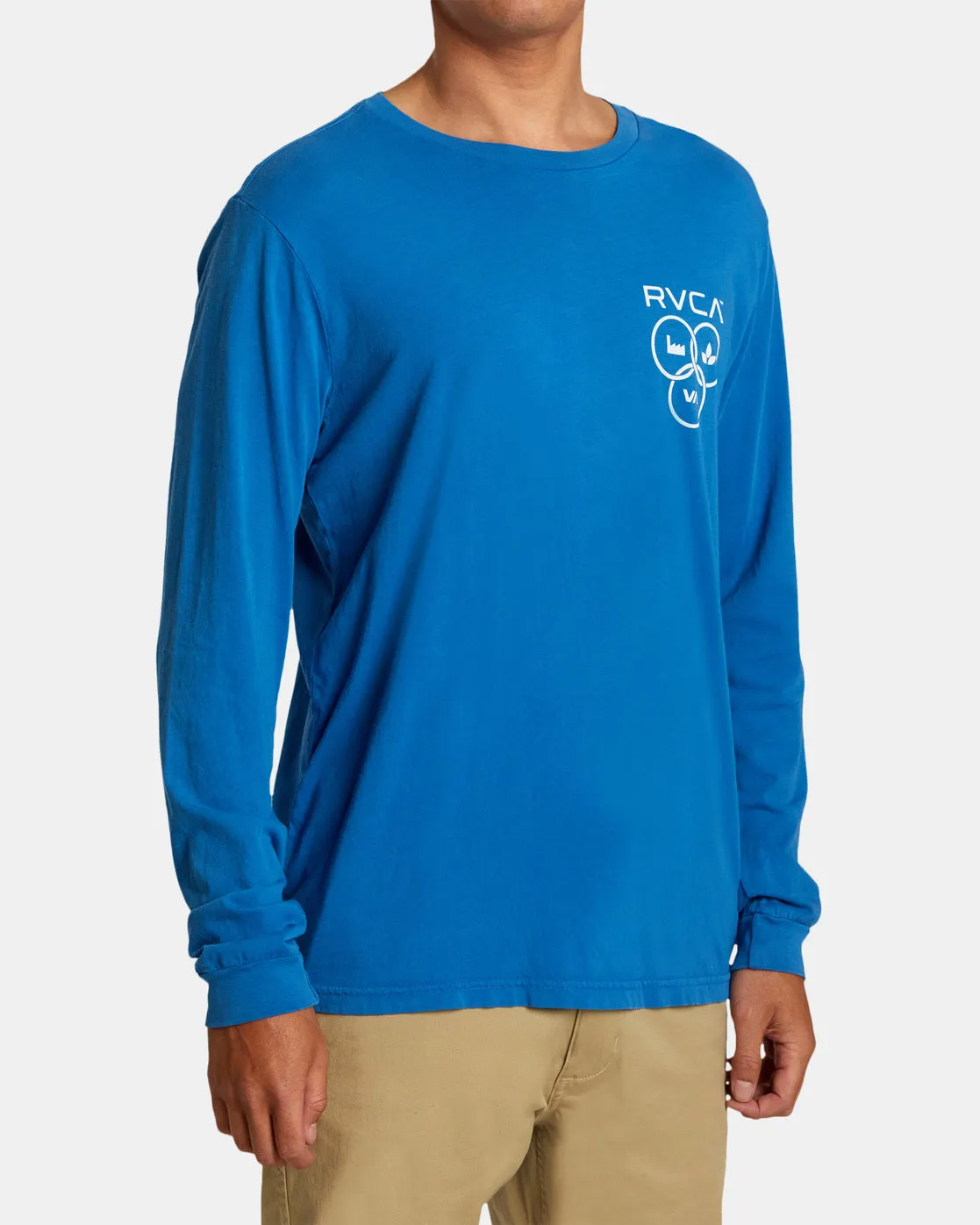Trifecta Long Sleeve Tee - French Blue