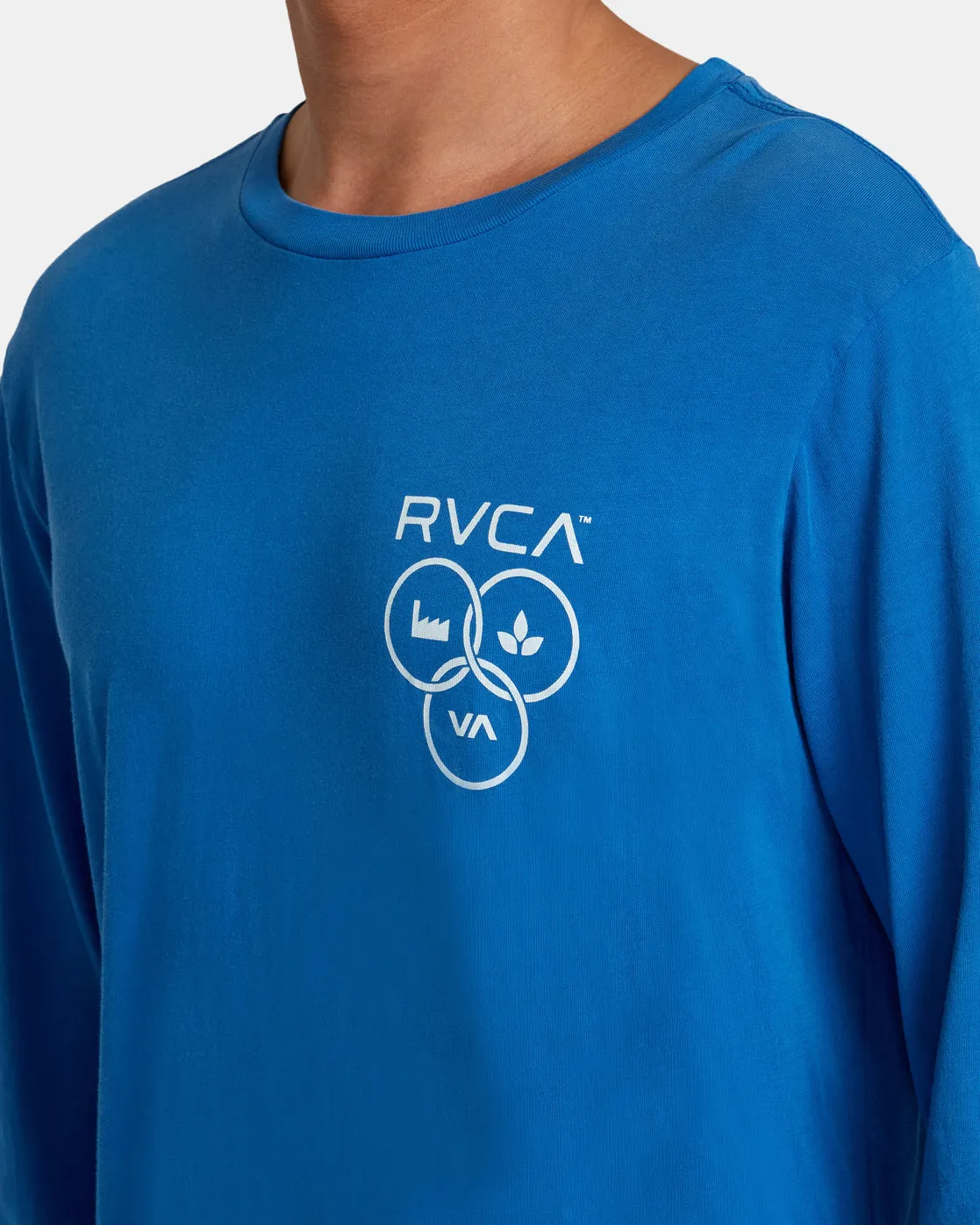 Trifecta Long Sleeve Tee - French Blue