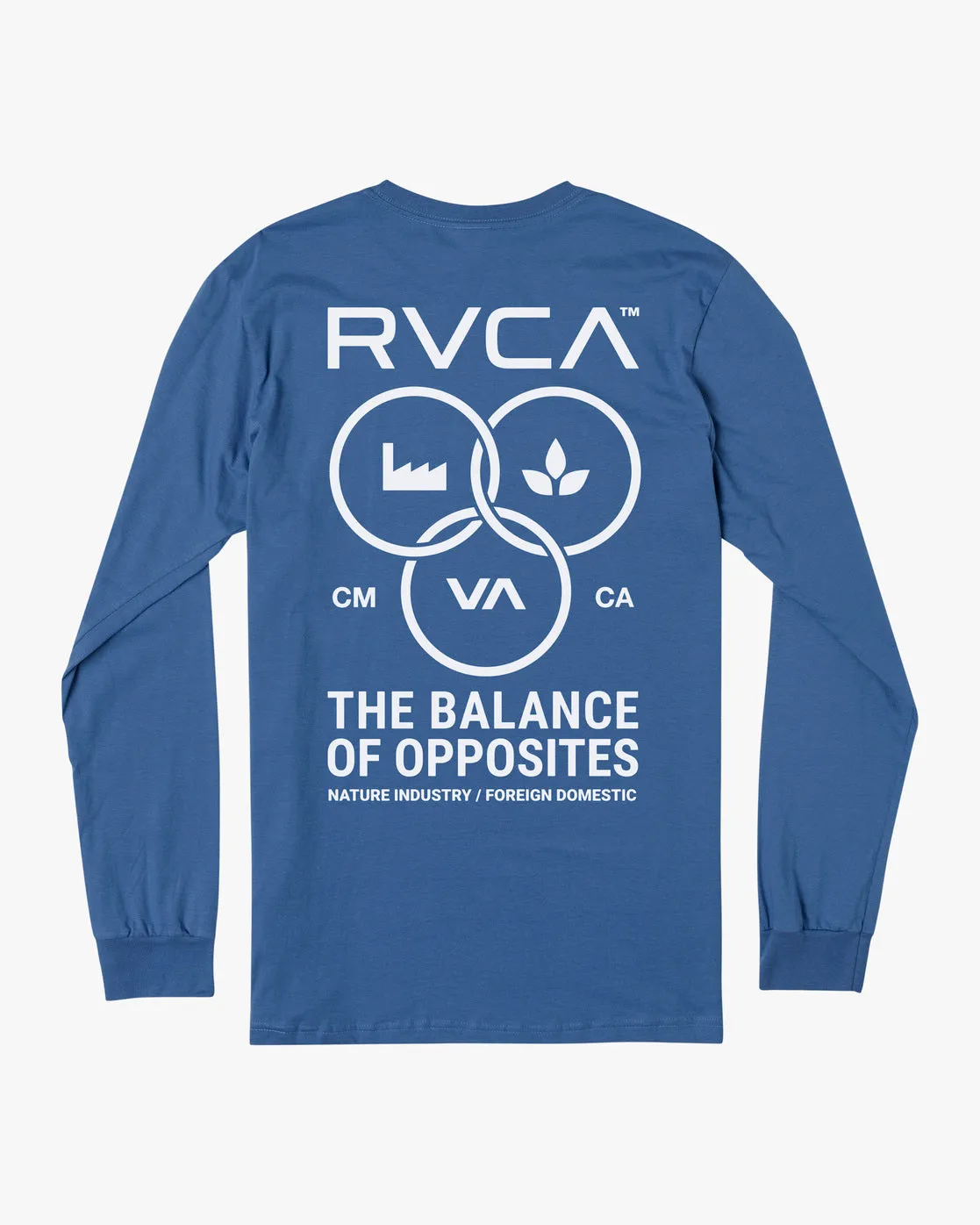 Trifecta Long Sleeve Tee - French Blue