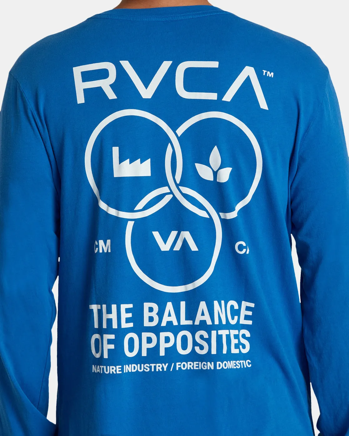Trifecta Long Sleeve Tee - French Blue