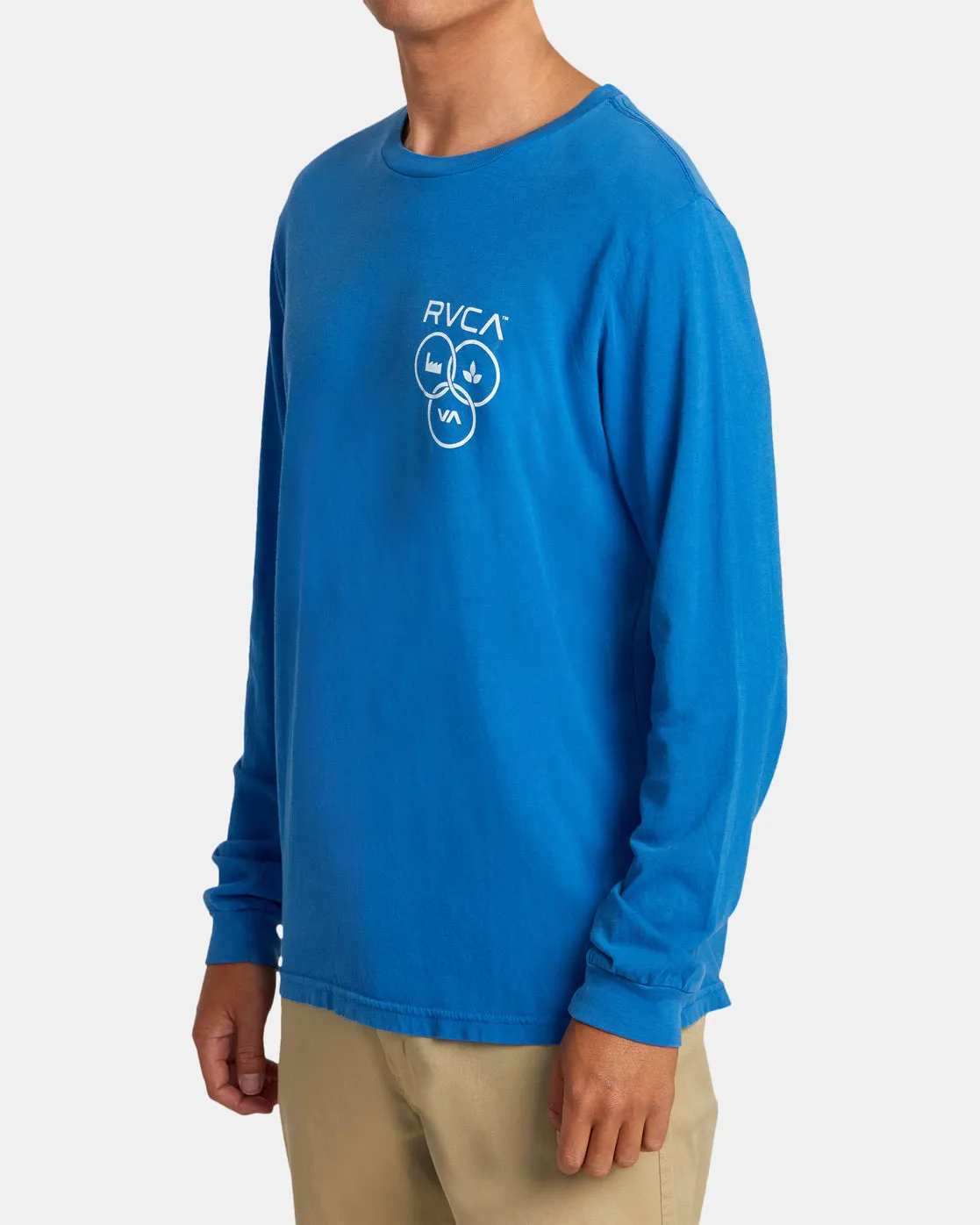 Trifecta Long Sleeve Tee - French Blue
