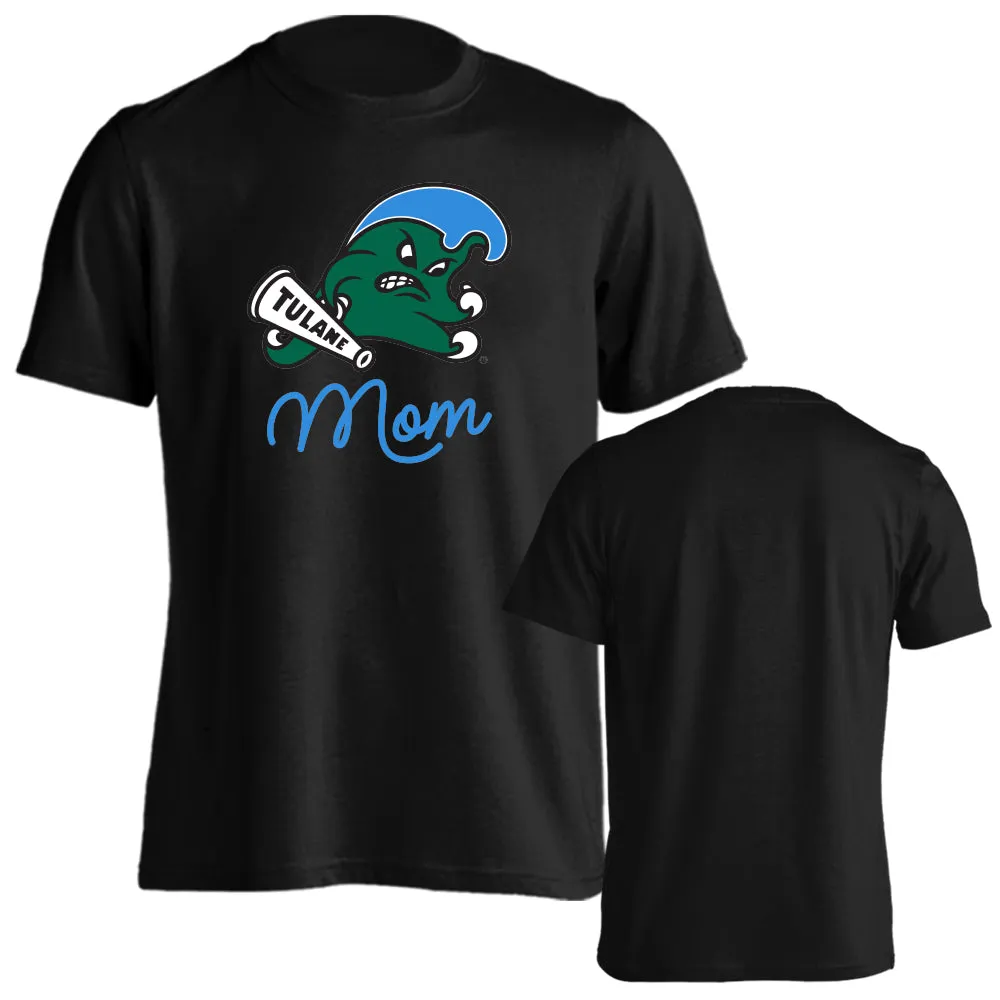 Tulane University Green Wave Tulane Mom Logo Mother Short Sleeve T-Shirt