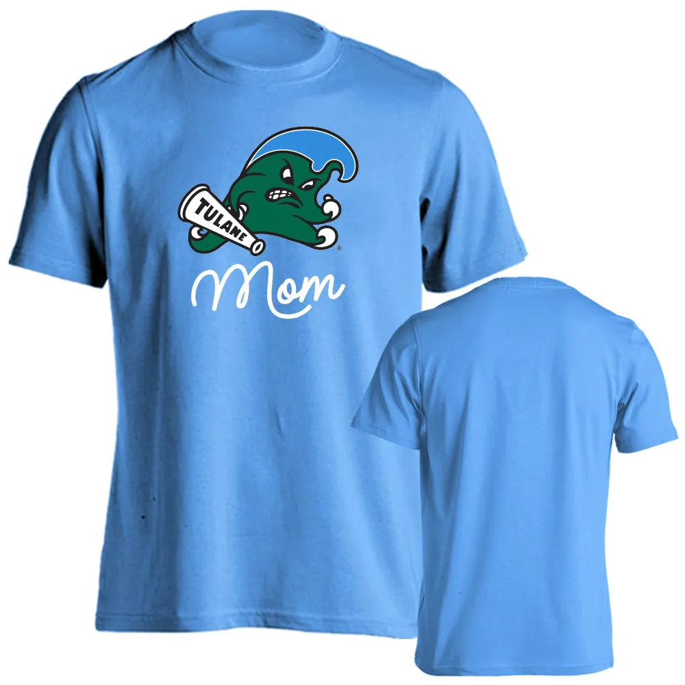 Tulane University Green Wave Tulane Mom Logo Mother Short Sleeve T-Shirt