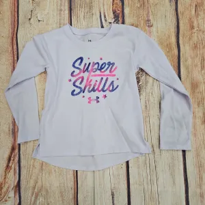 UA GIRLS OMBRE SUPER SKILLS VIOLET VOID LONG SLEEVE