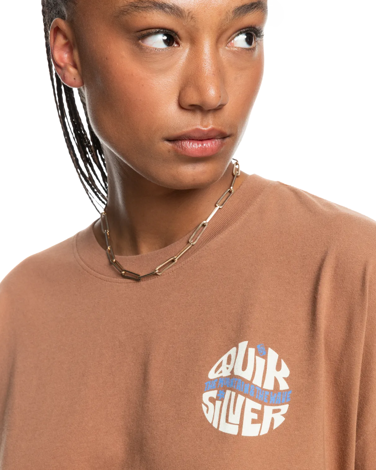 Uni Oversized Long Sleeve T-Shirt in Rawhide