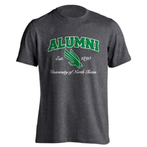 University of North Texas UNT Mean Green Alumni Logo Tee Short Sleeve T-Shirt