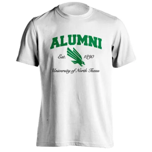 University of North Texas UNT Mean Green Alumni Logo Tee Short Sleeve T-Shirt