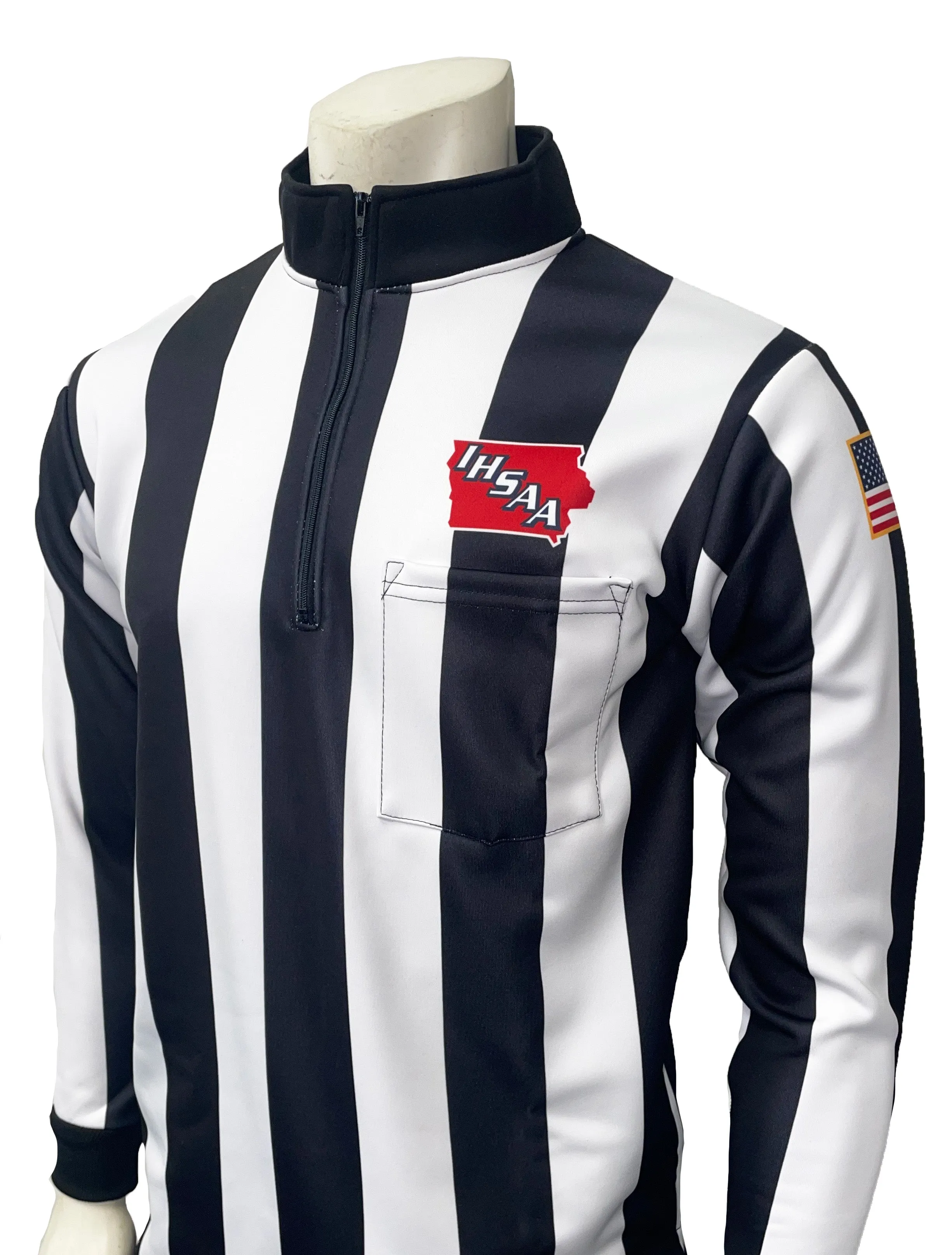 USA729IA - Smitty "Made in USA" - Iowa Light Weight Water Resistant Football Long Sleeve Football Shirt
