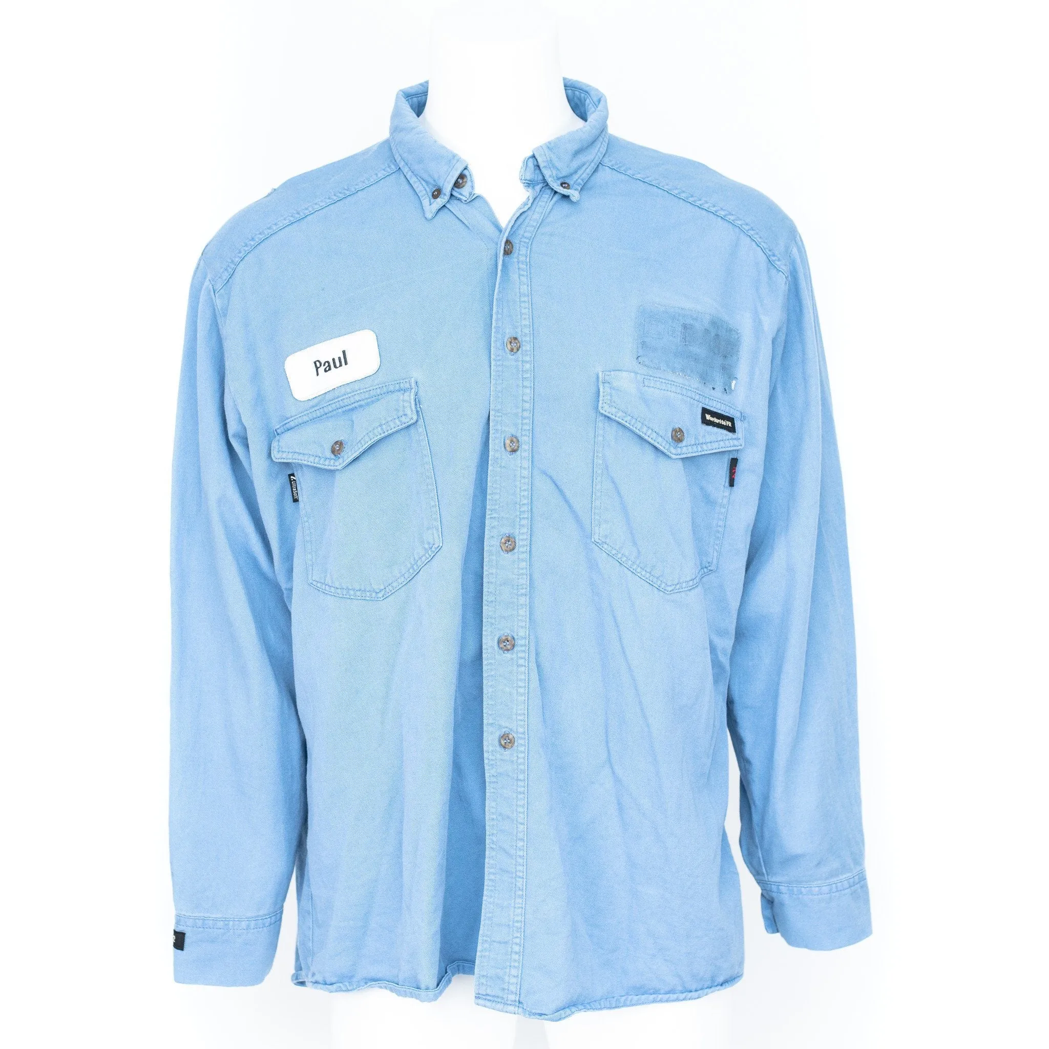 Used B-Grade Flame Resistant Work Shirt Long Sleeve - Mixed Colors