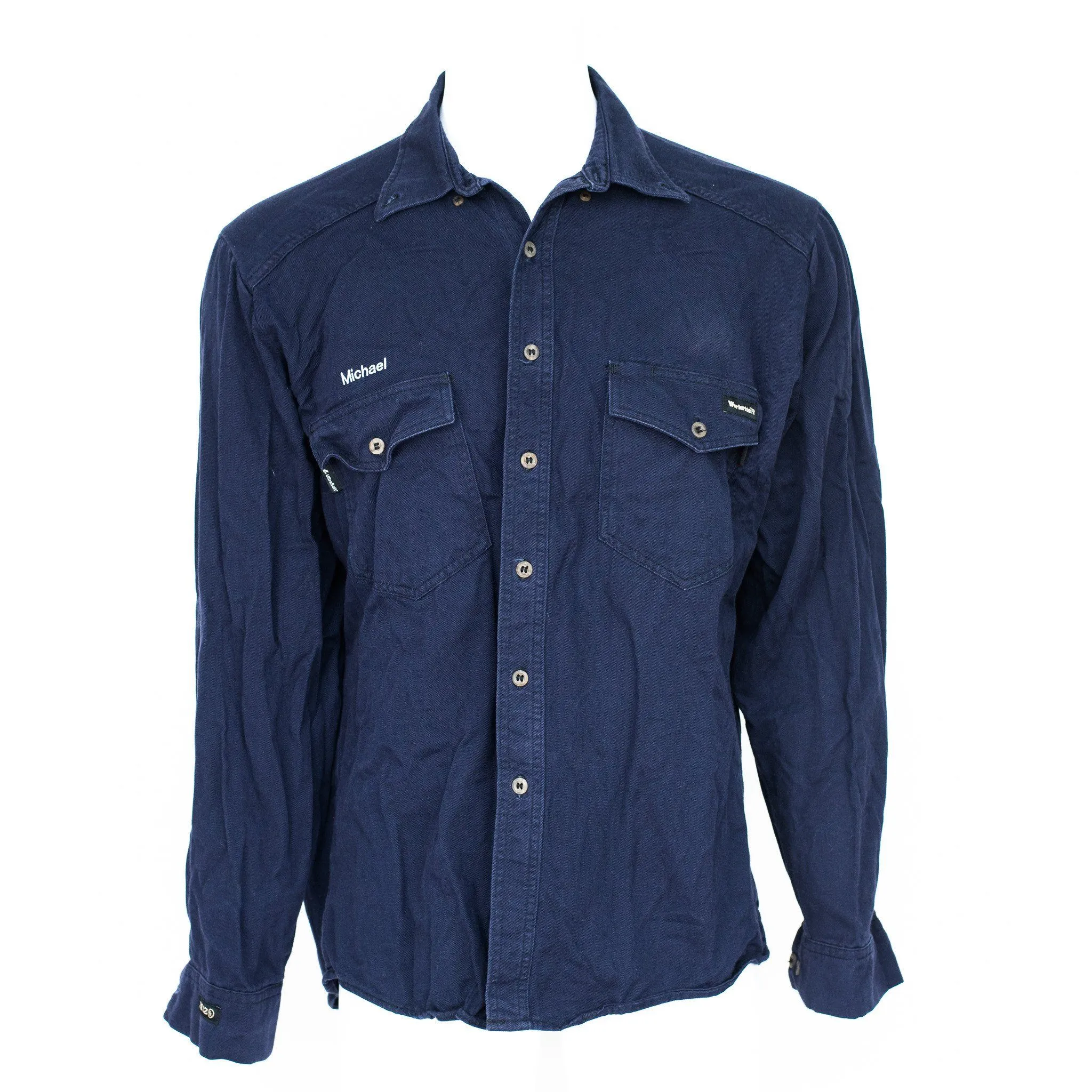 Used Flame Resistant Work Shirt - Long Sleeve