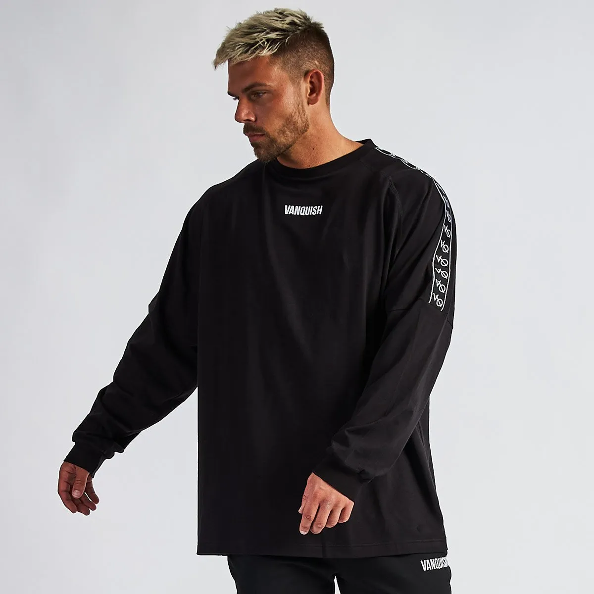 Vanquish LT v2 Men's Black Oversized Long Sleeved T-Shirt