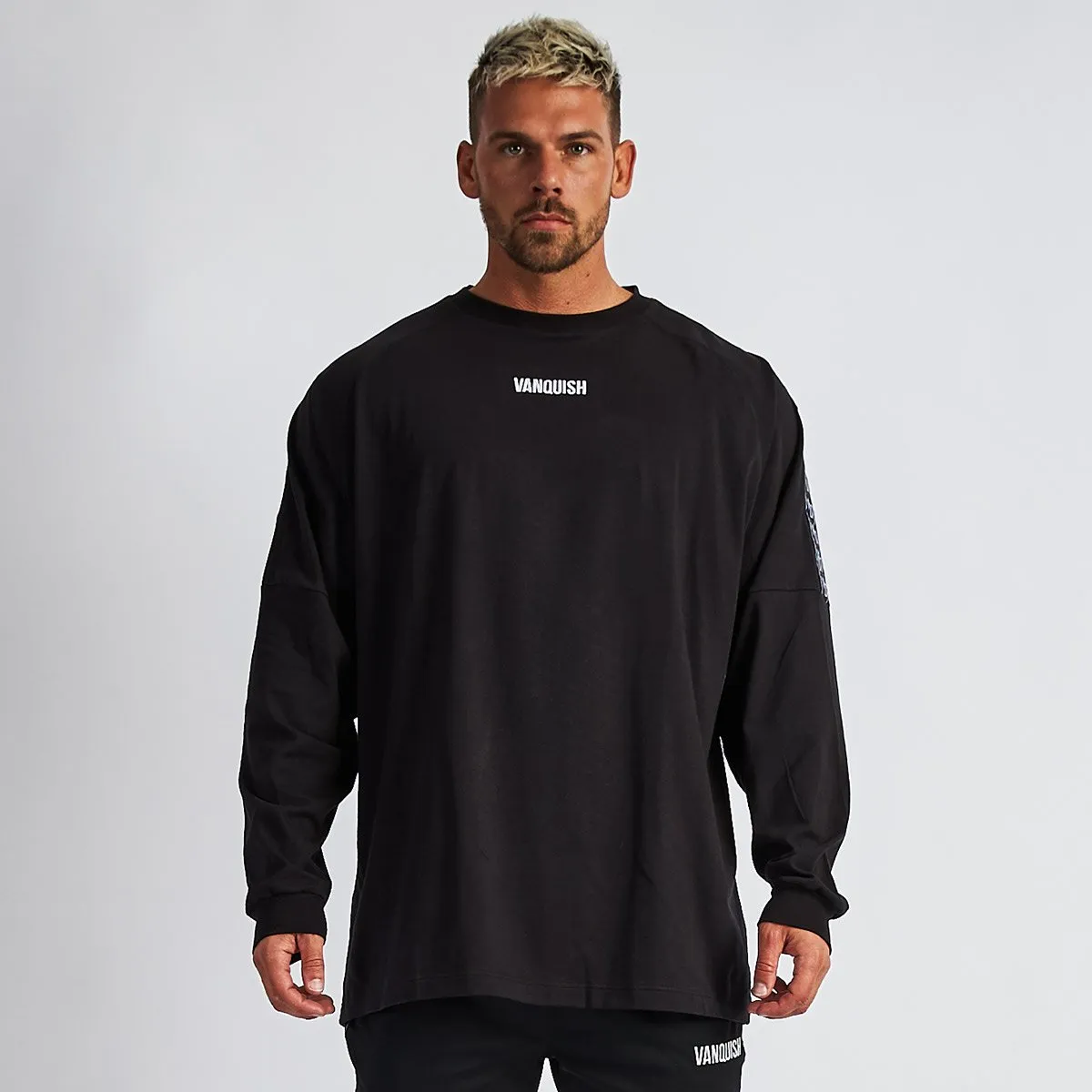 Vanquish LT v2 Men's Black Oversized Long Sleeved T-Shirt