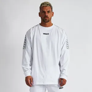 Vanquish LT v2 Men's White Oversized Long Sleeved T-Shirt