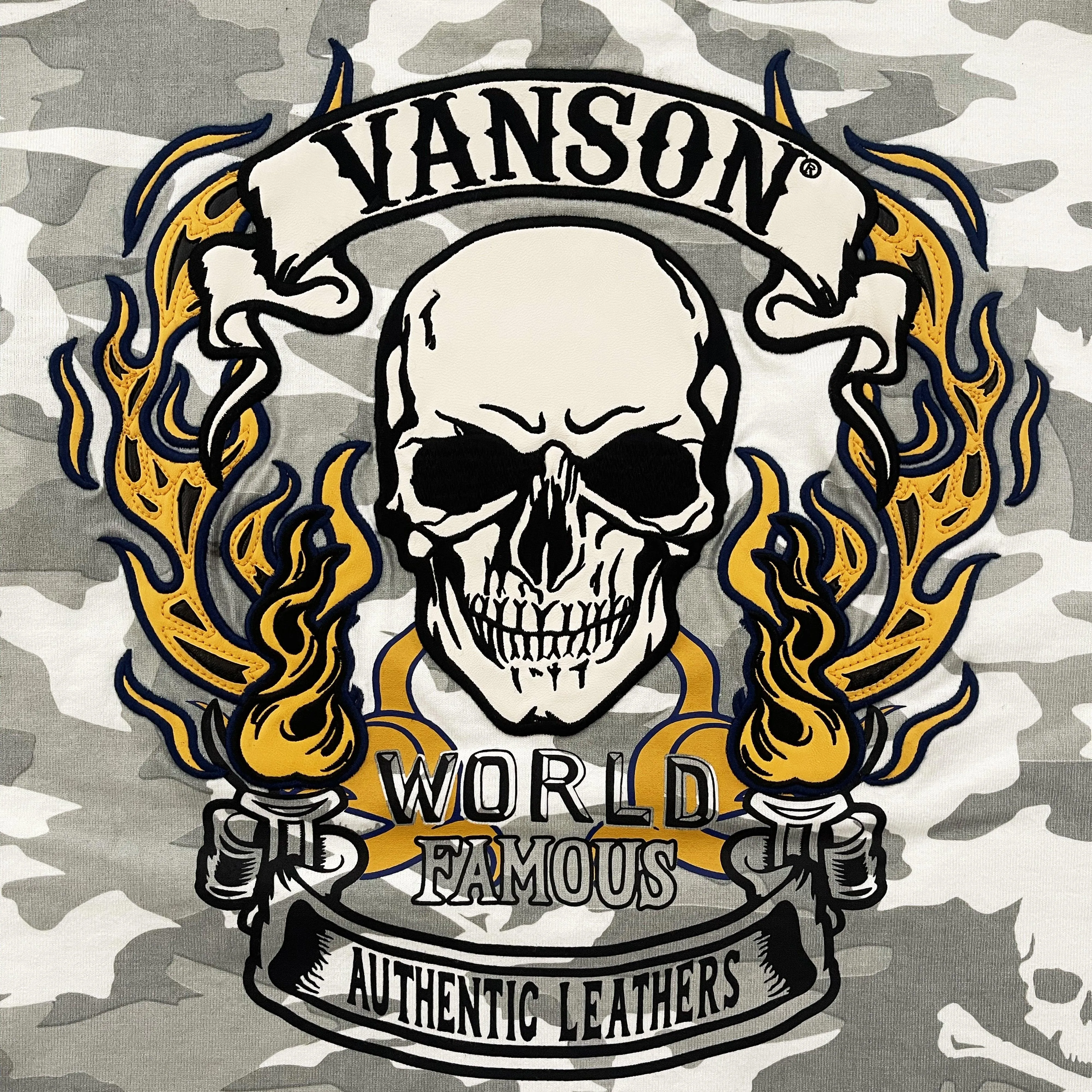 Vanson Leathers Skeleton Long Sleeve T-Shirt