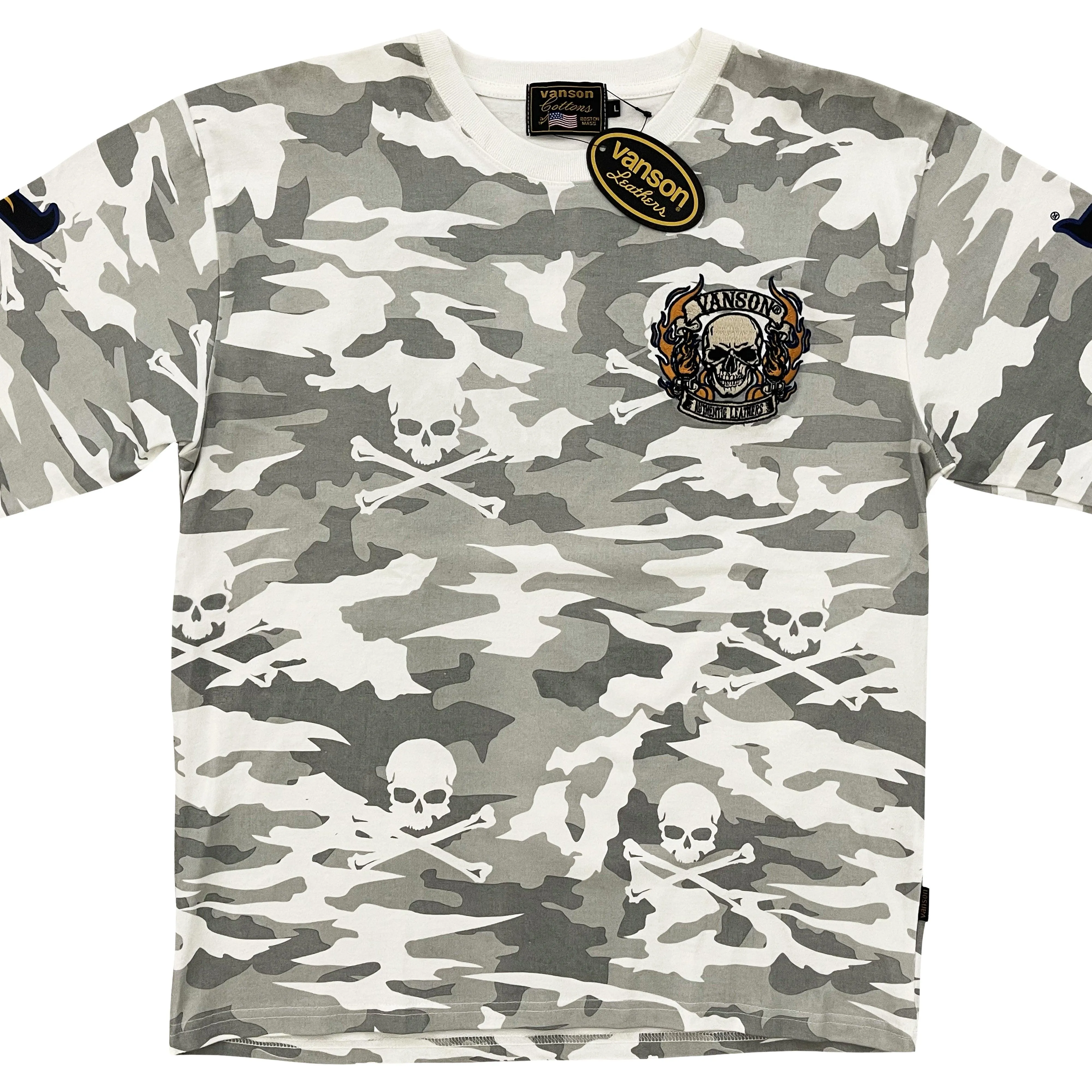 Vanson Leathers Skeleton Long Sleeve T-Shirt