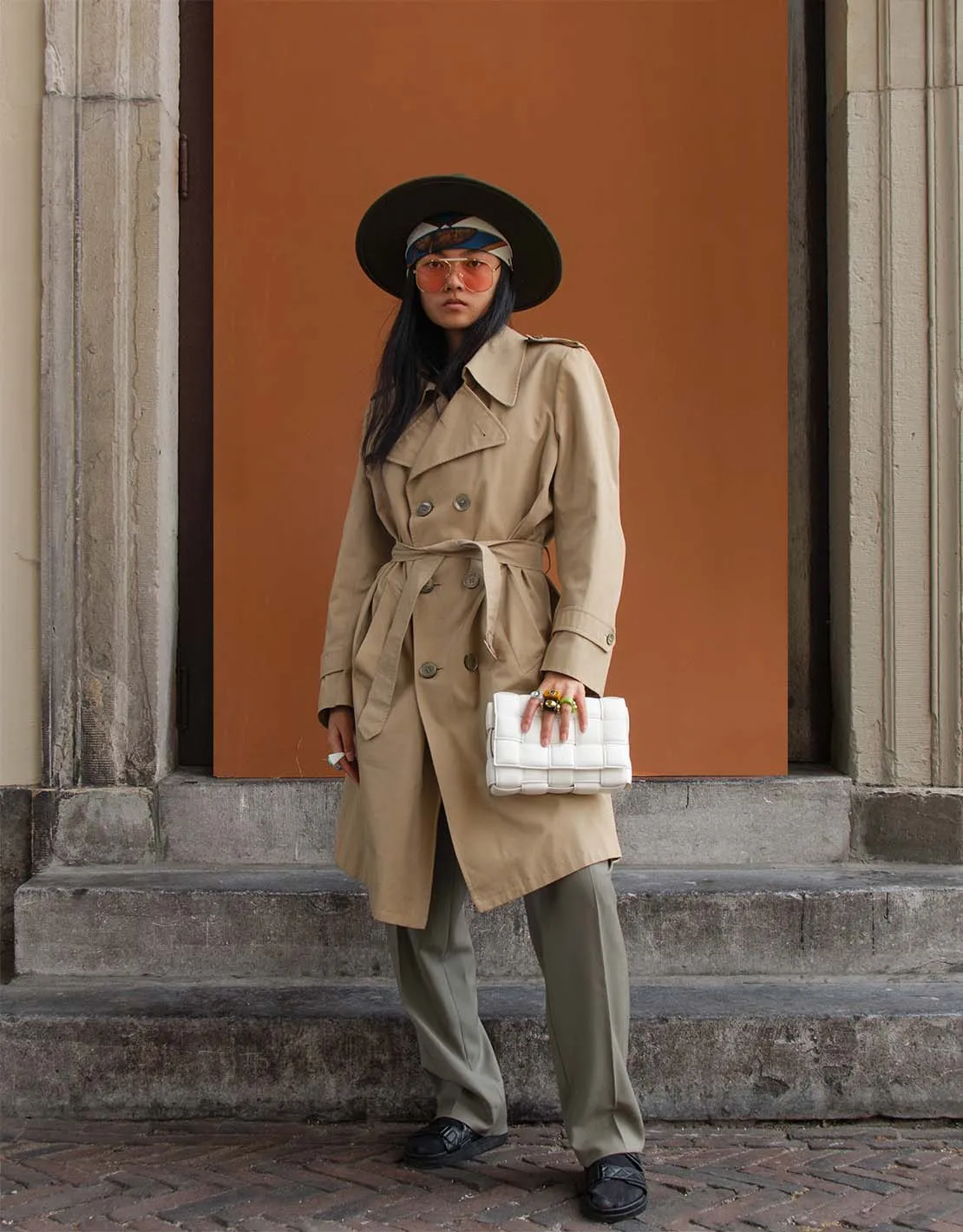 Vintage long trenchcoat
