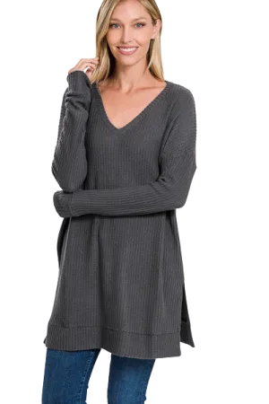 Waffle Tunic (V-Neck)