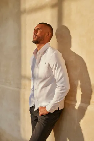 White L/S Oxford Shirt