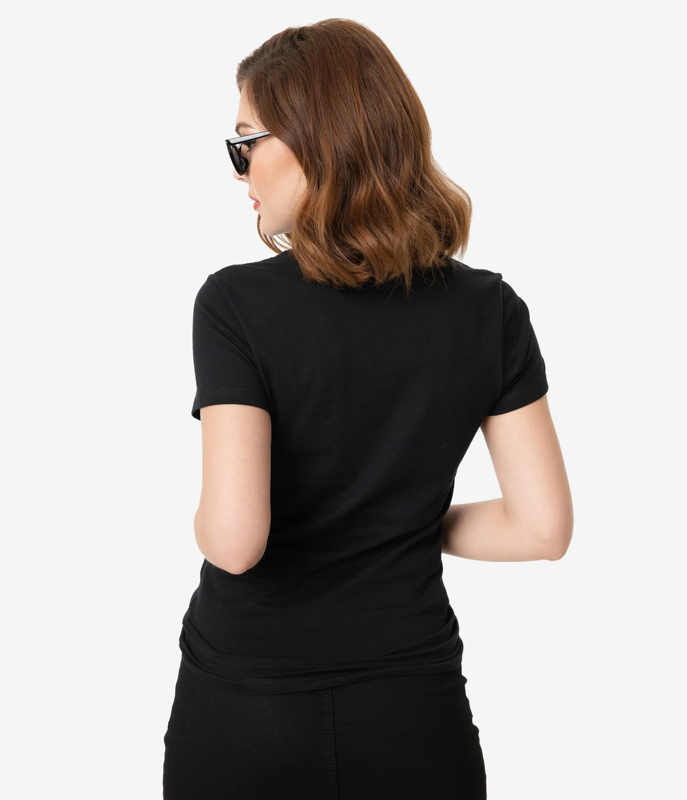 Whosits And Whatsits Black Flame Candle Womens Tee