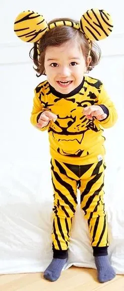 Wild Tiger Long Sleeve Pajama