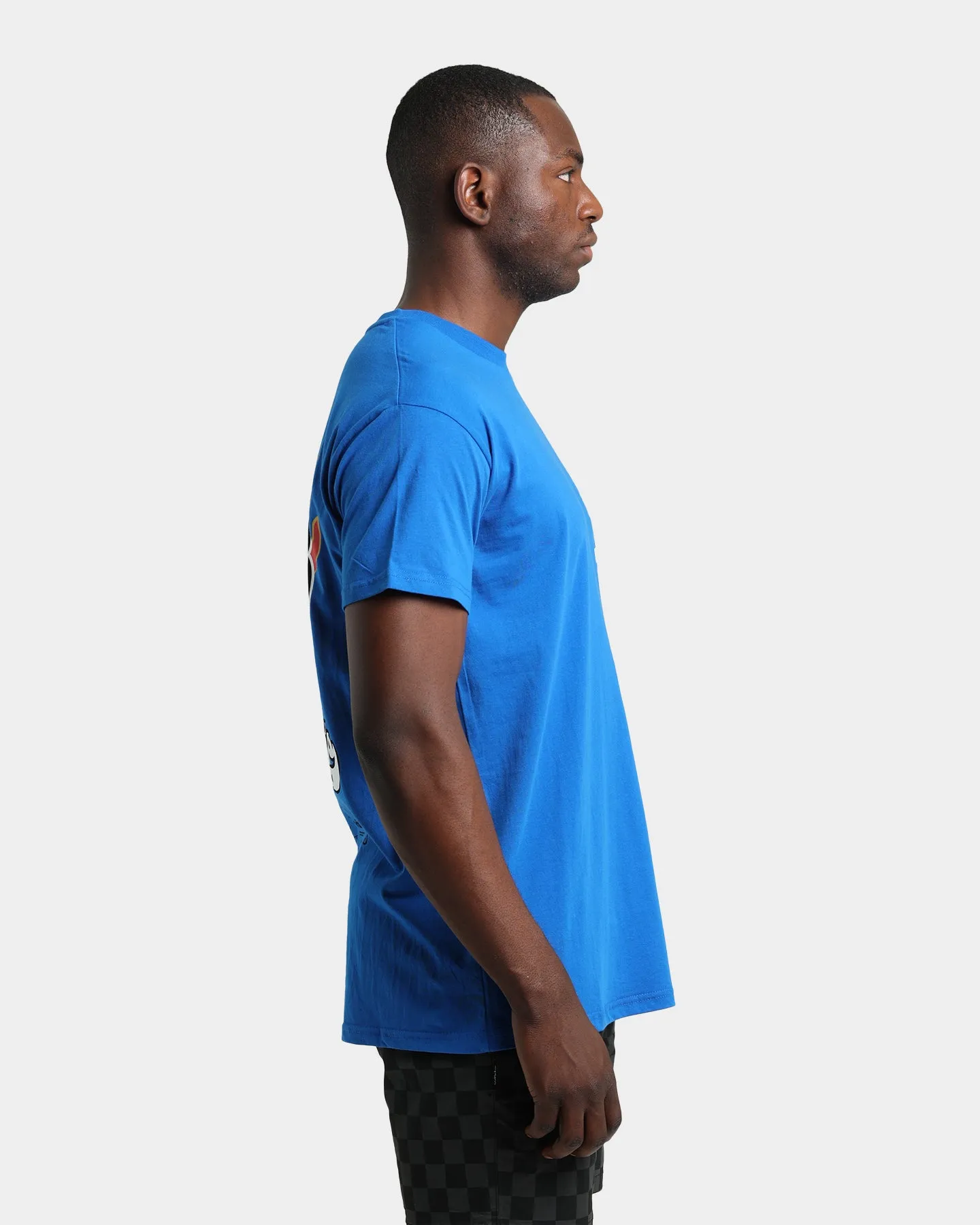 WNDRR Flame Custom Fit T-Shirt Royal Blue
