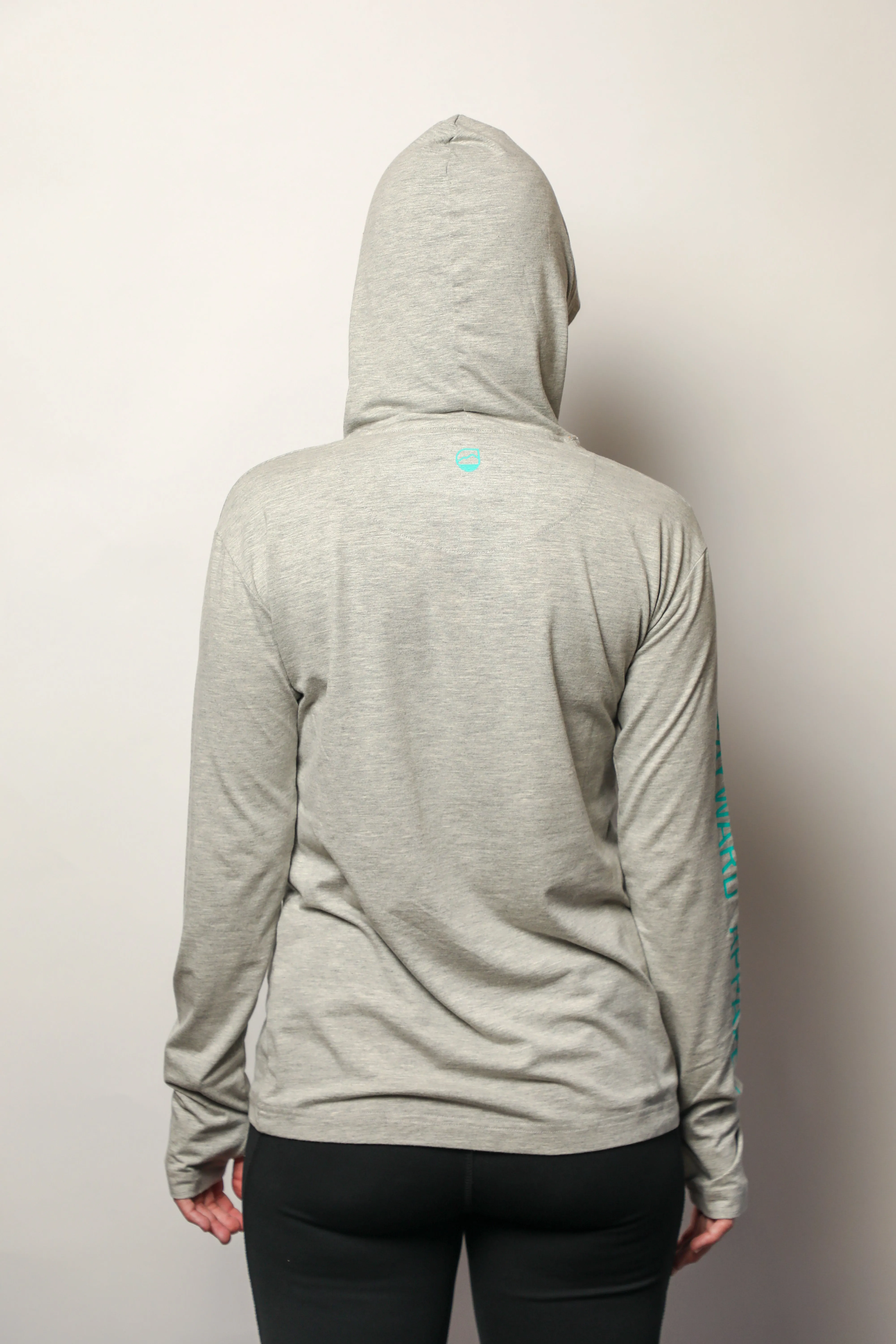Women's Long Sleeve Hooded Shirt, UPF 45 Bamboo, Crescent City Collection