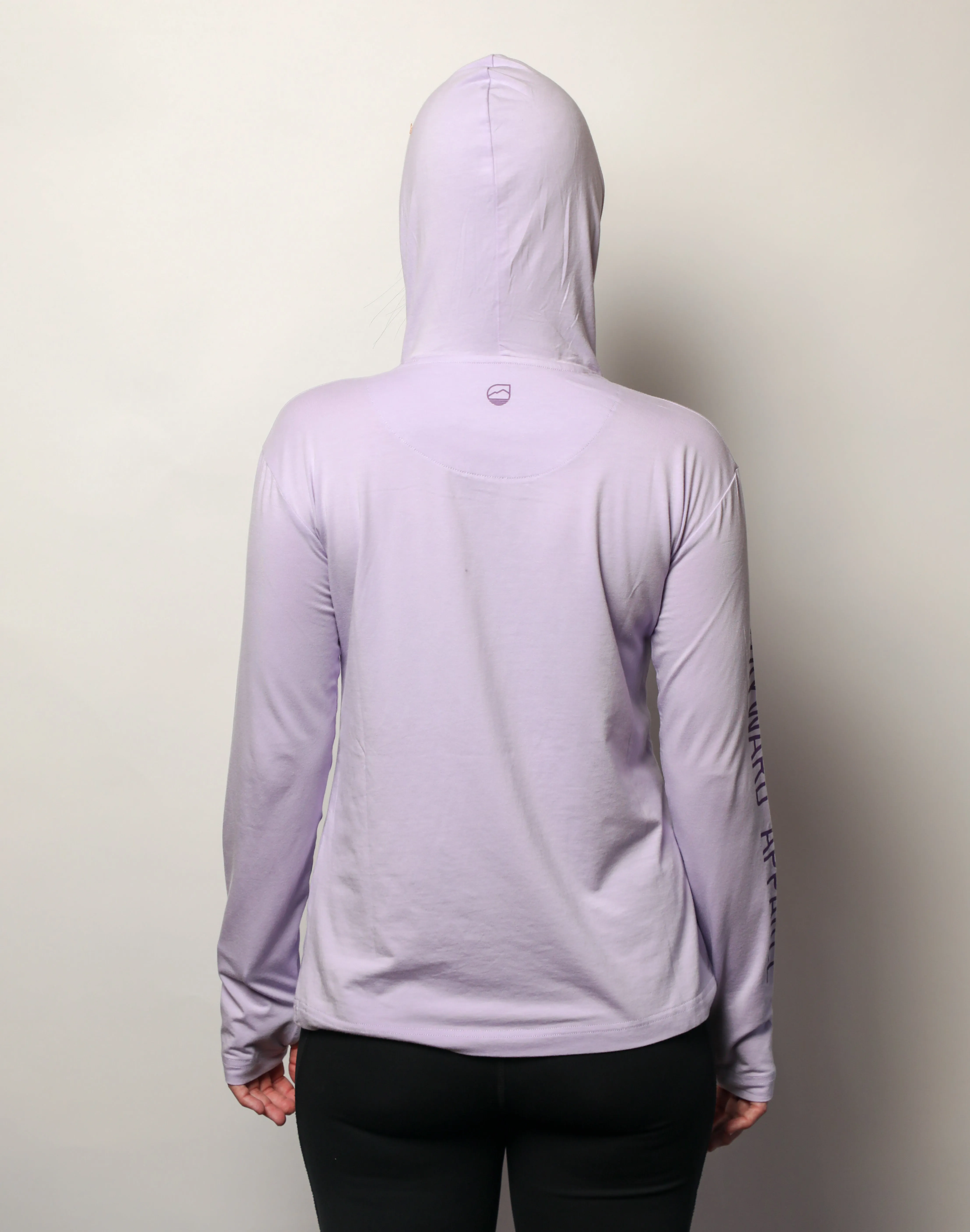 Women's Long Sleeve Hooded Shirt, UPF 45 Bamboo, Crescent City Collection