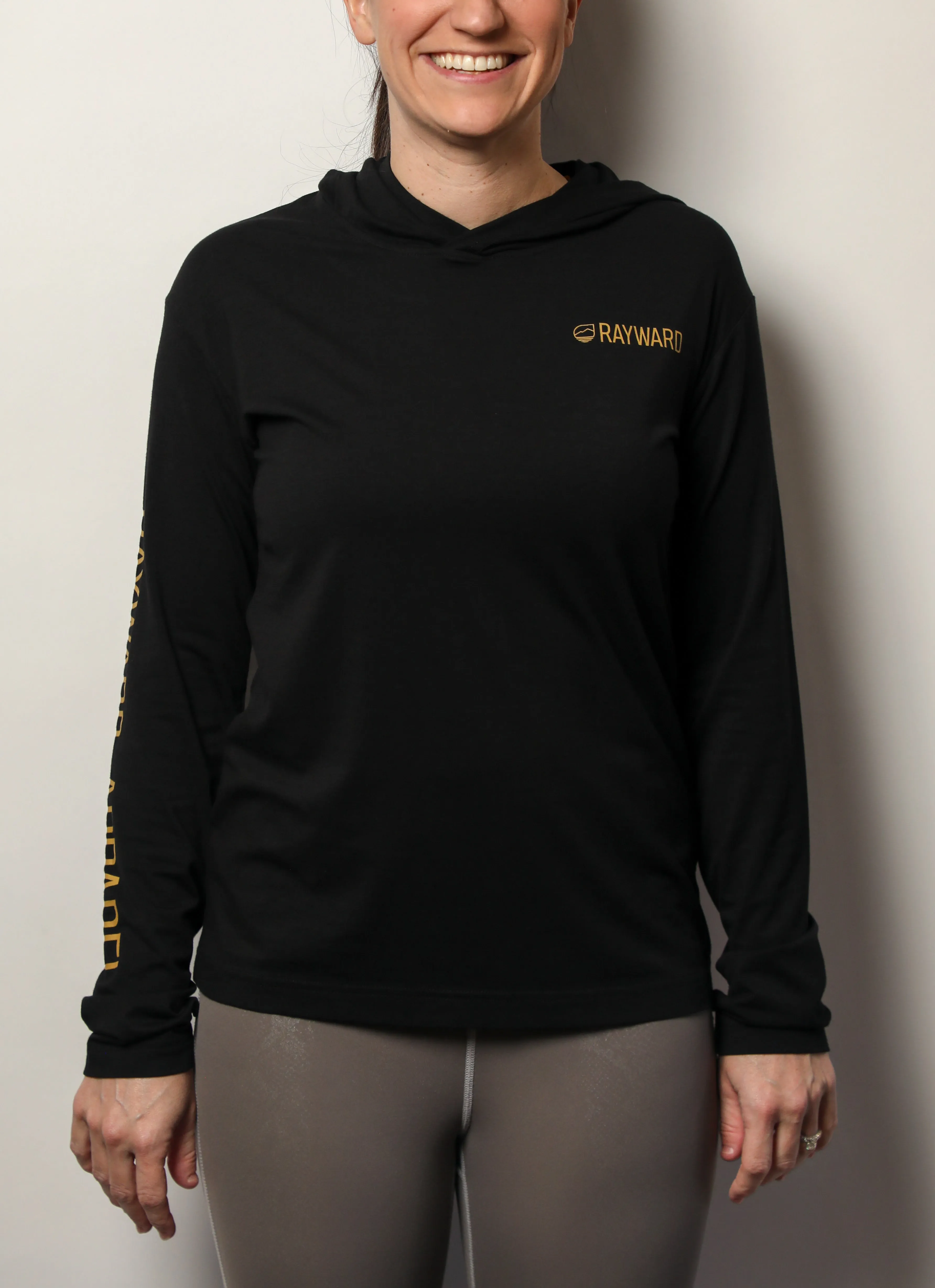 Women's Long Sleeve Hooded Shirt, UPF 45 Bamboo, Crescent City Collection