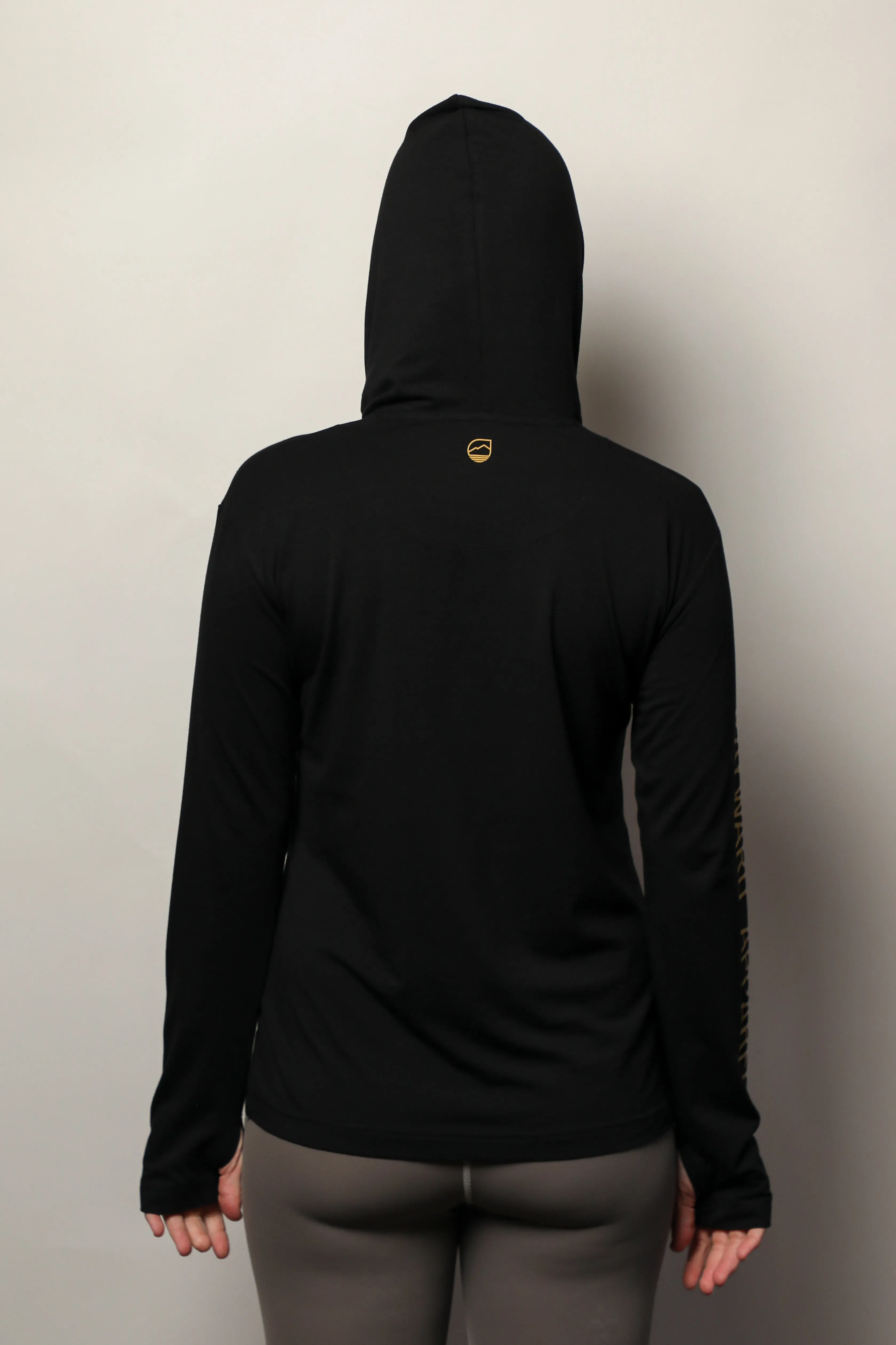 Women's Long Sleeve Hooded Shirt, UPF 45 Bamboo, Crescent City Collection