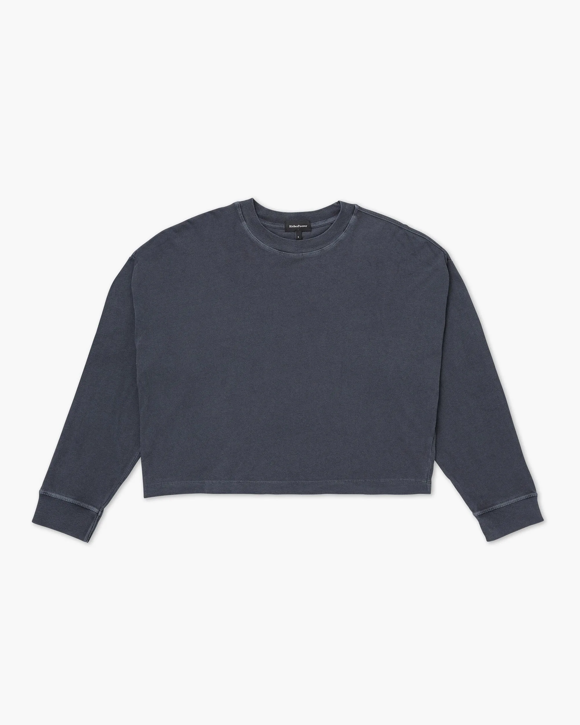 Women's Relaxed Crop Long Sleeve Tee