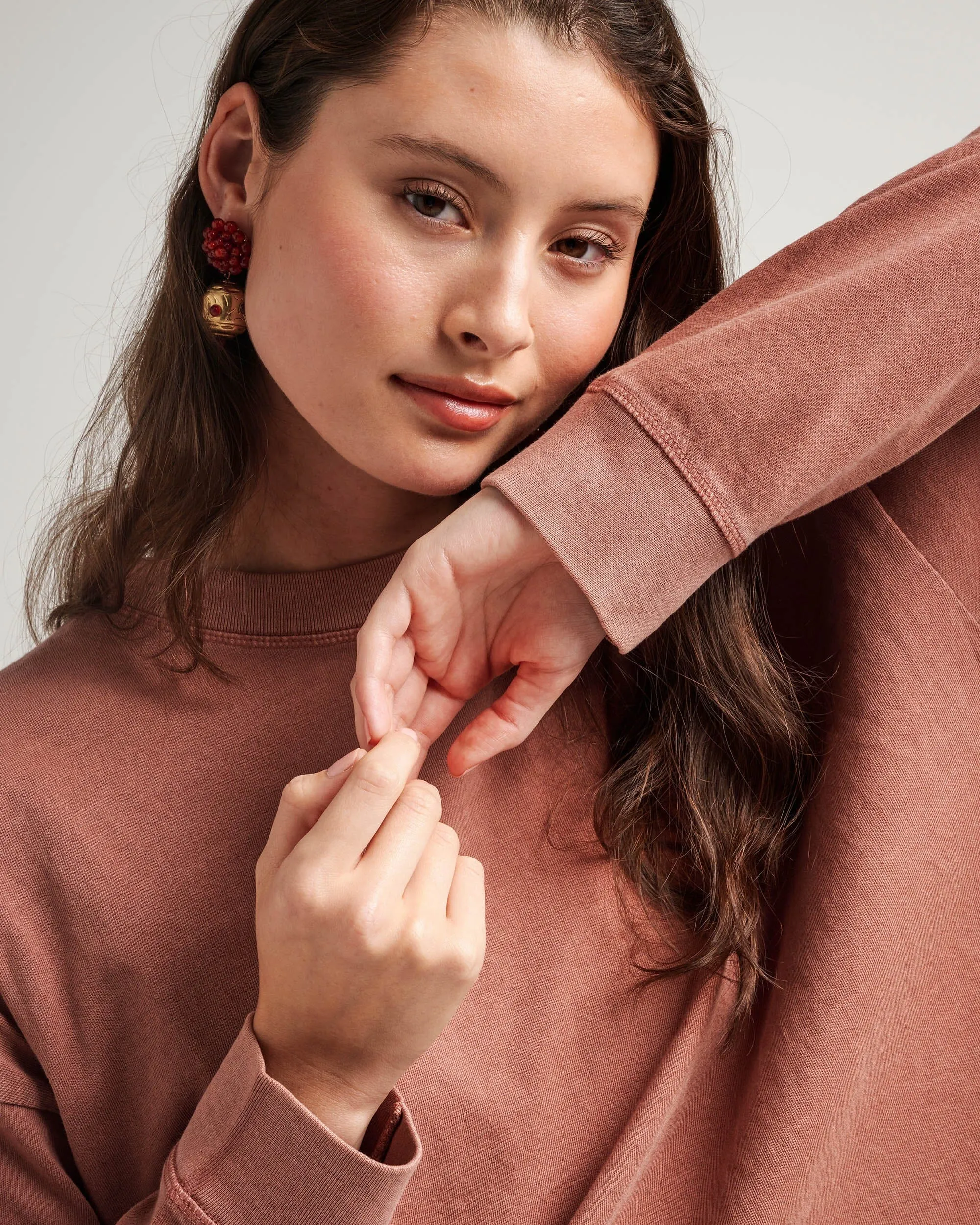 Women's Relaxed Crop Long Sleeve Tee