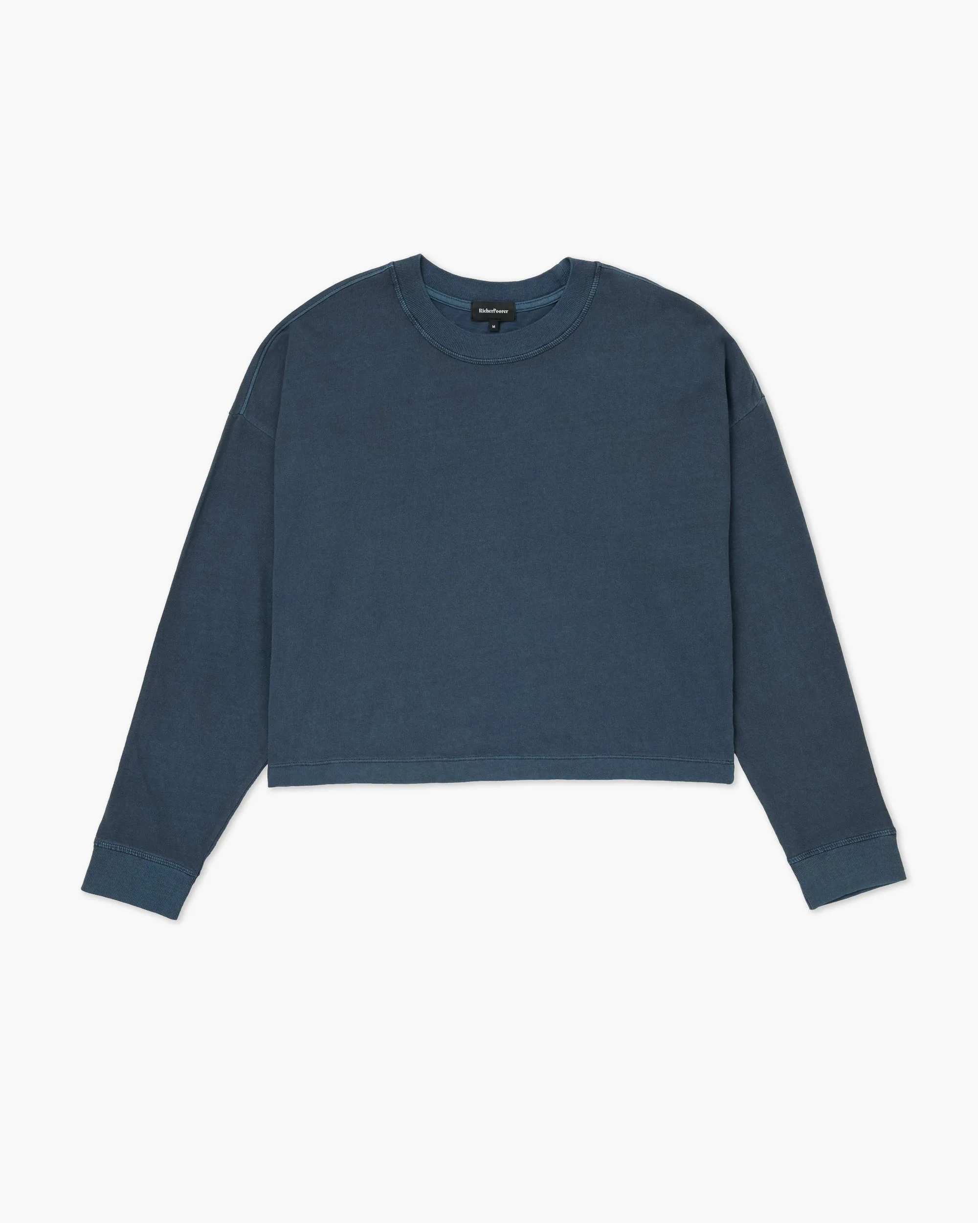 Women's Relaxed Crop Long Sleeve Tee