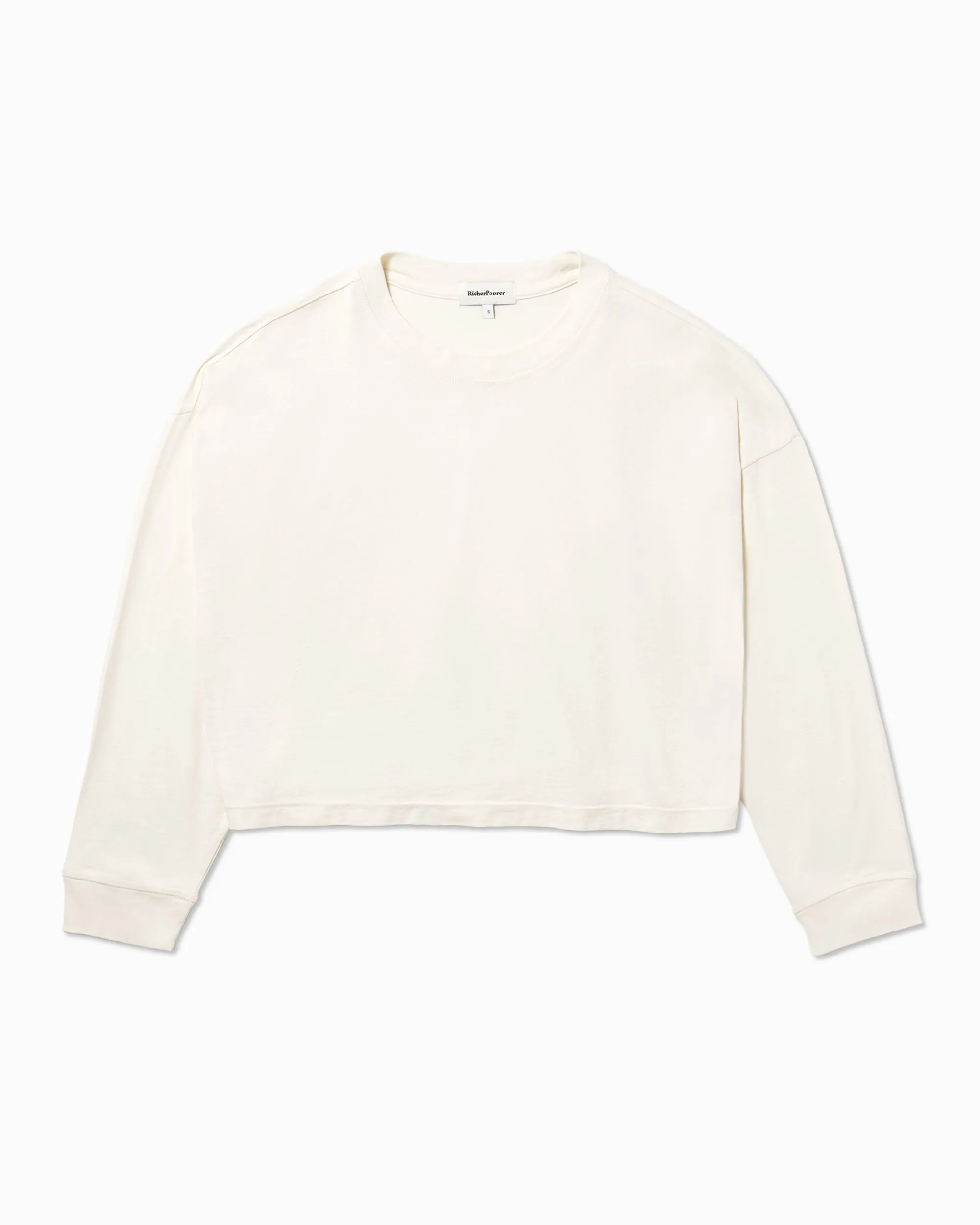 Women's Relaxed Crop Long Sleeve Tee