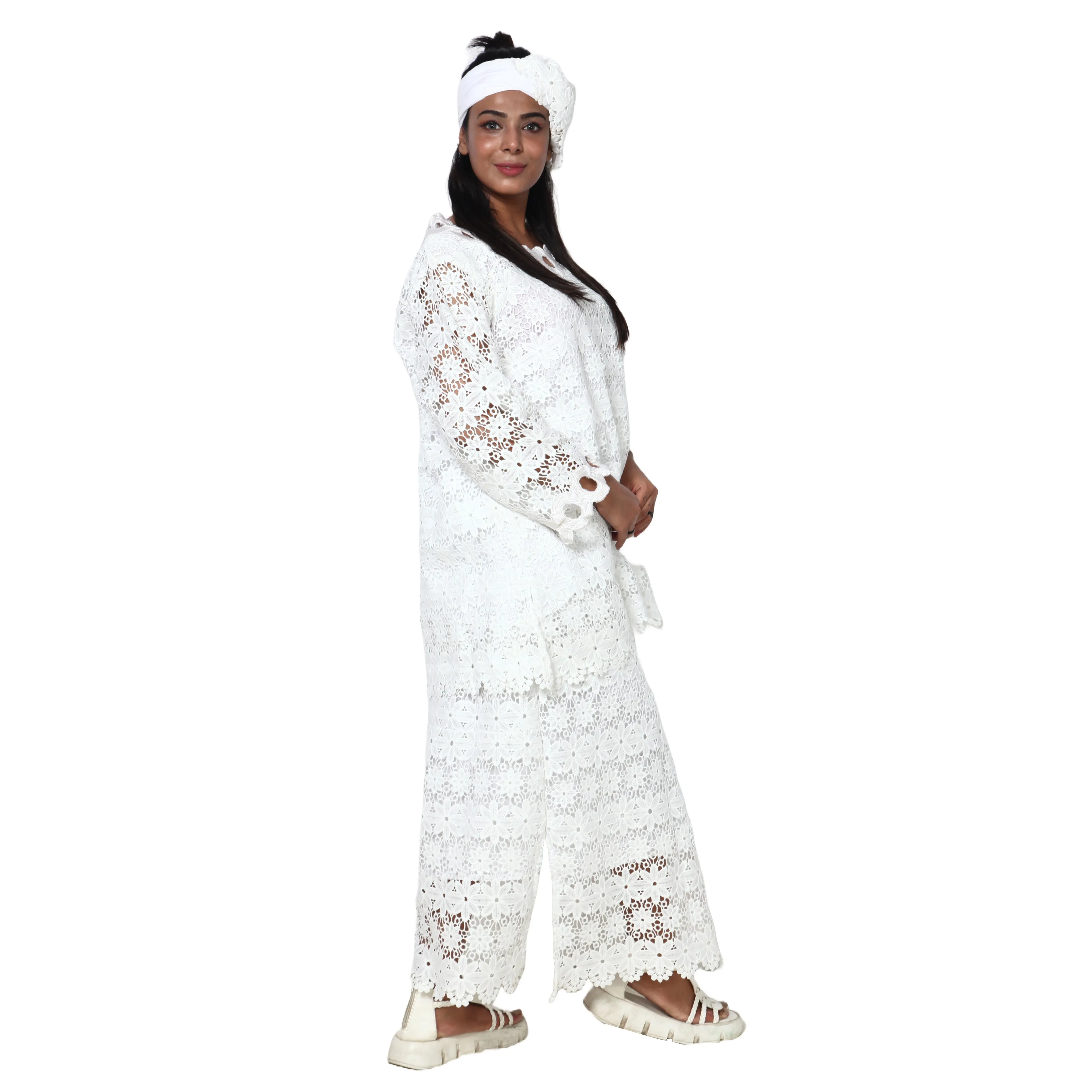 Women's Tunic Lace Skirt Set -- FI-1100