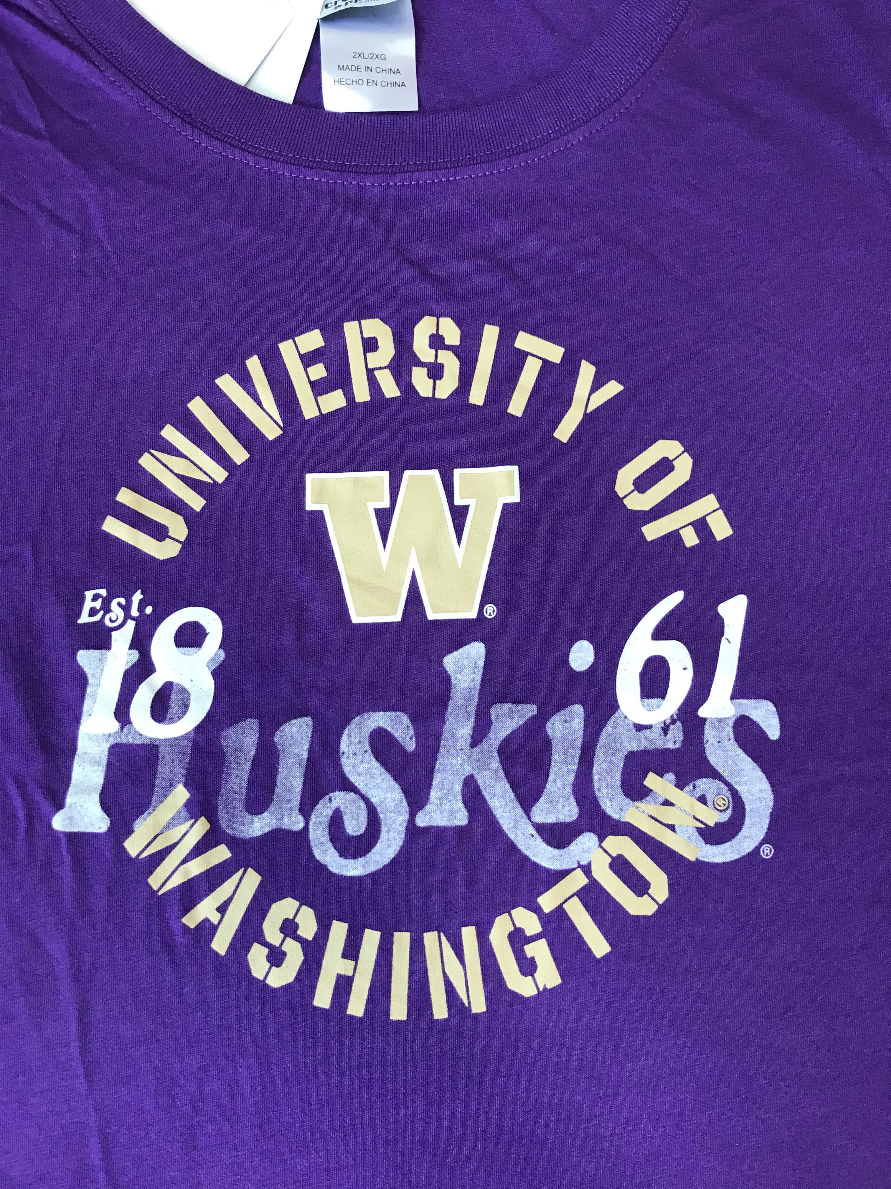 Women's UW Layered Purple Long Sleeve