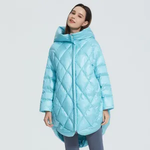 Women's Winter Casual Polyester Loose Parka
