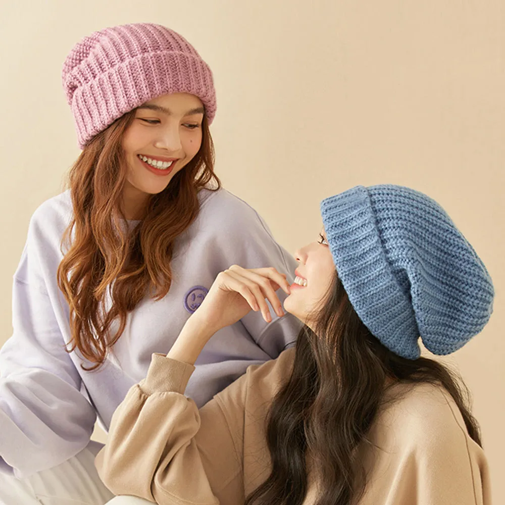 Women's Winter Oversize Baggy Knit Beanie
