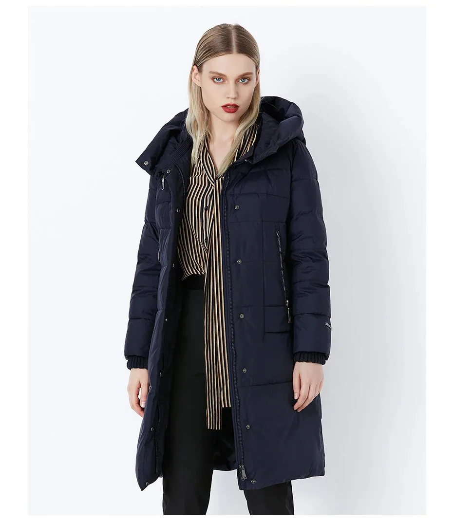 Women's Winter Stylish Warm Hooded Parka