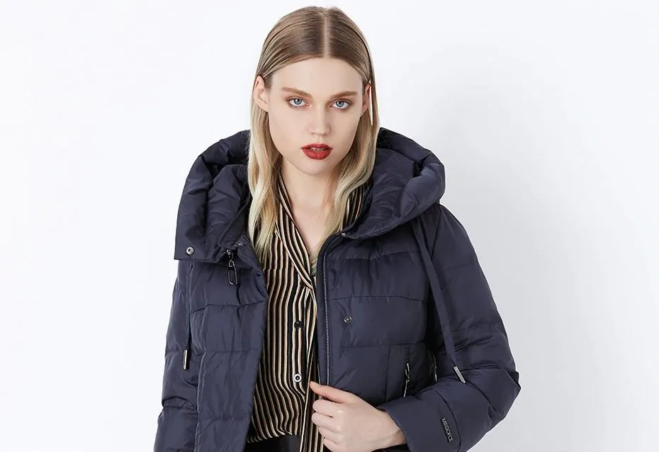 Women's Winter Stylish Warm Hooded Parka