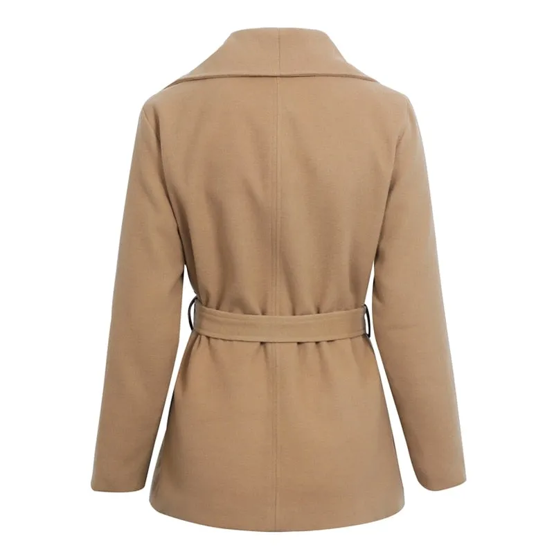 Women's Winter Wool Casual Coat